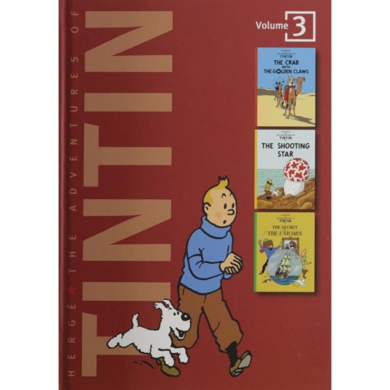 The Adventures of Tintin: Volume 3: The Black Island / King Ottokars Sceptre / The Crab with the Golden Claws (Hardcover)