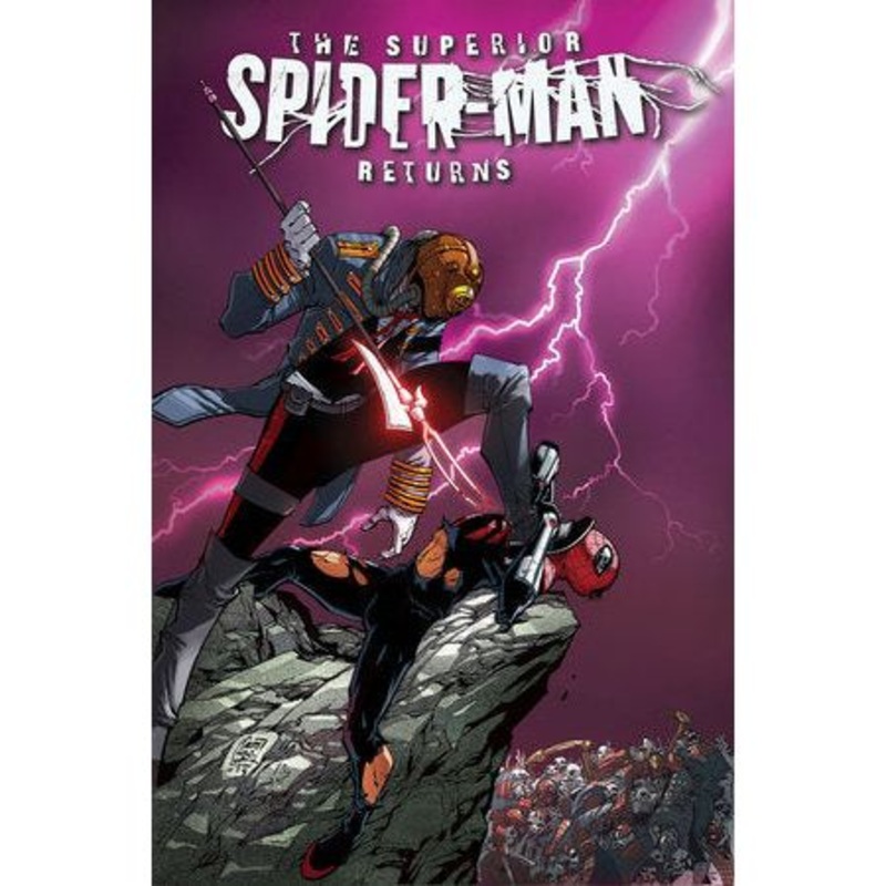 Superior Spider-Man Returns Omnibus Mike Del Mundo Cover [DM Only] On Sale 01/13/2026 (Copy)