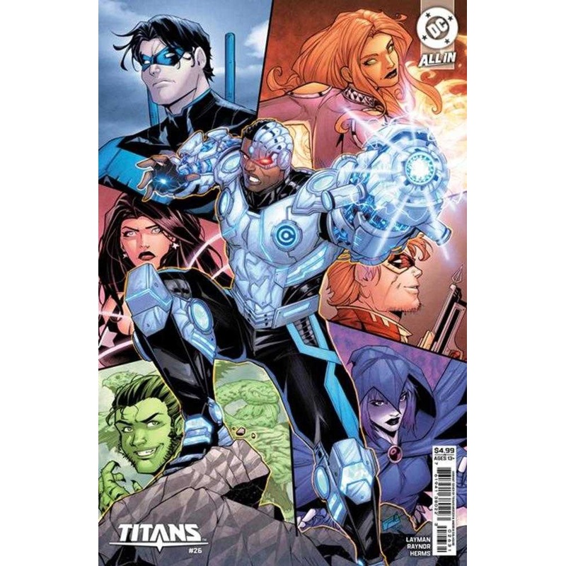 Titans #26 Cover C Travis Mercer Card Stock Variant