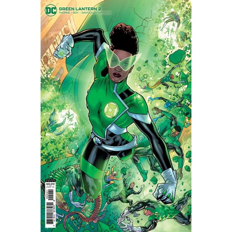 GREEN LANTERN (2021) #2 CVR B BRYAN HITCH CARD STOCK VAR