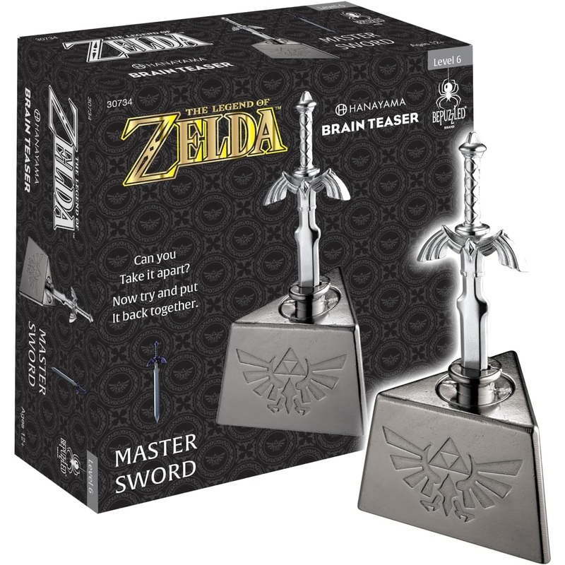 Hanayama Brain Teaser Puzzles: The Legend Of Zelda: Master Sword (Level 6)