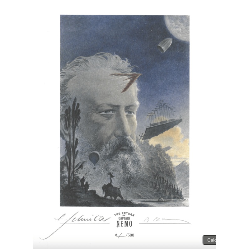 The Return Of Captain Nemo (The Obscure Cities) by Schuiten & Peeters HC (Signed Print Limited Edition)