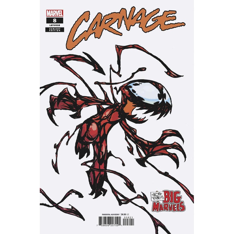 Carnage #8 Skottie Young'S Big Marvel Variant