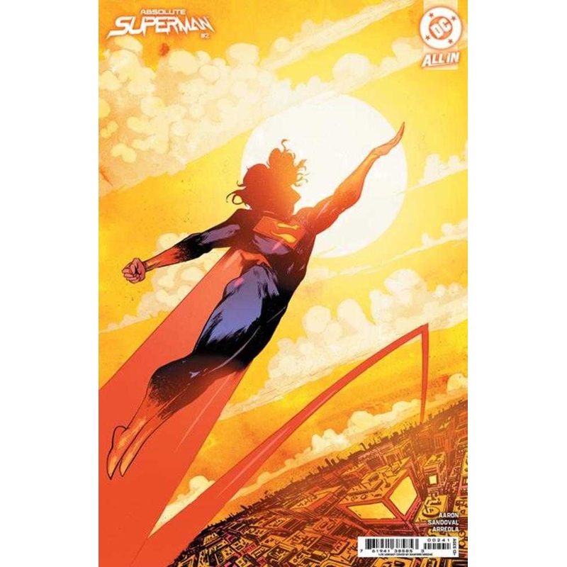 Absolute Superman #2 Cover D 1 in 25 Ratio Variant Sanford Greene Card Stock