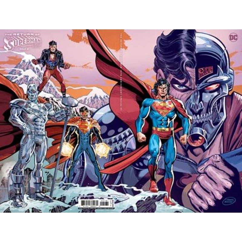 Return Of Superman 30th Anniversary Special #1 (One Shot) Cover F Dan Jurgens Wraparound Foil Variant