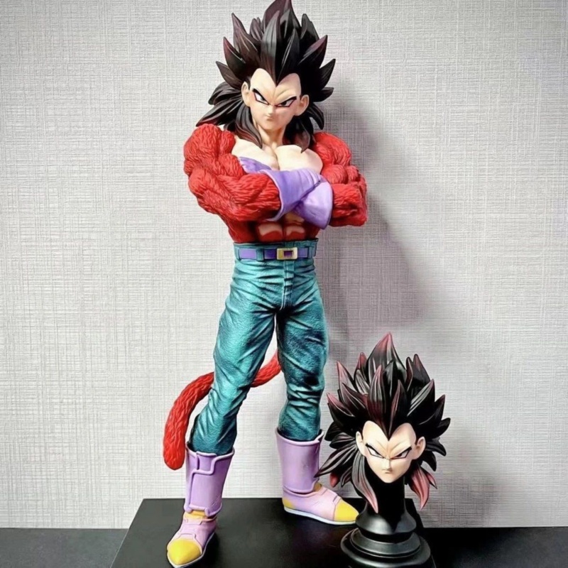 Dragon Ball Z: Vegeta Super Saiyan IV Double Head Action Figure