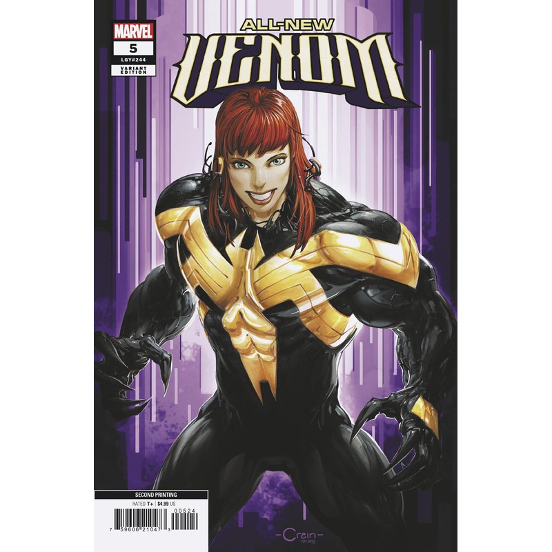 All-New Venom #5 Clayton Crain 2nd Print Variant