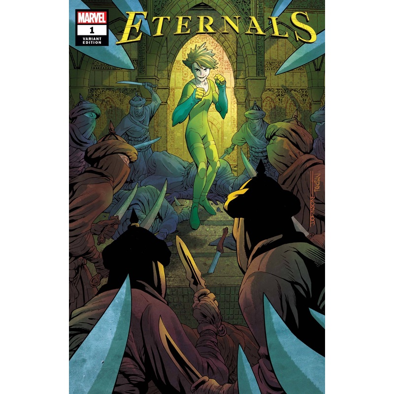 ETERNALS #1 JEFF JOHNSON VAR