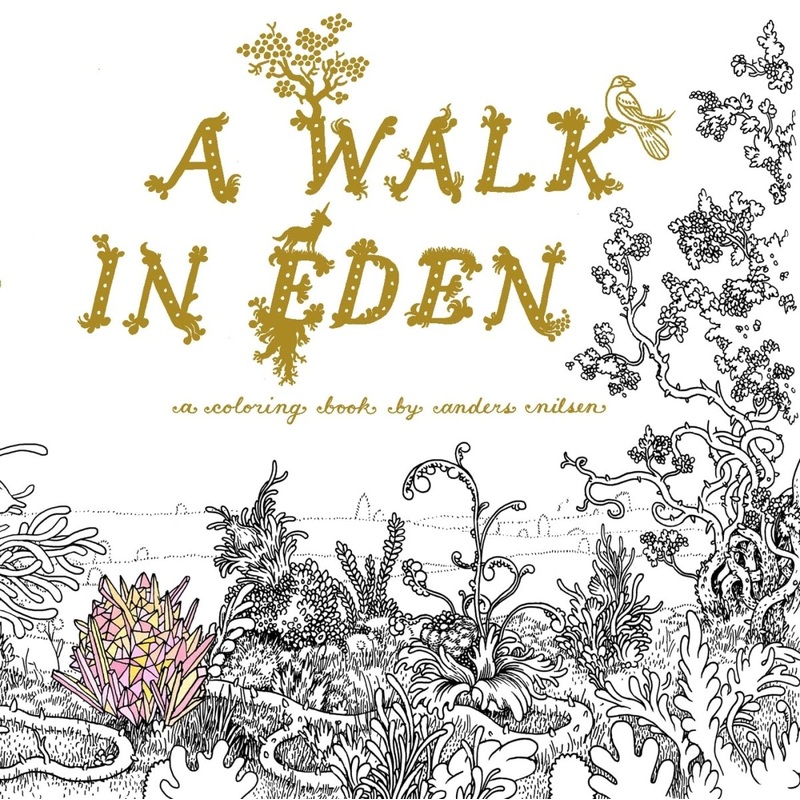 A Walk In Eden: A Colouring Book By Anders Nilsen