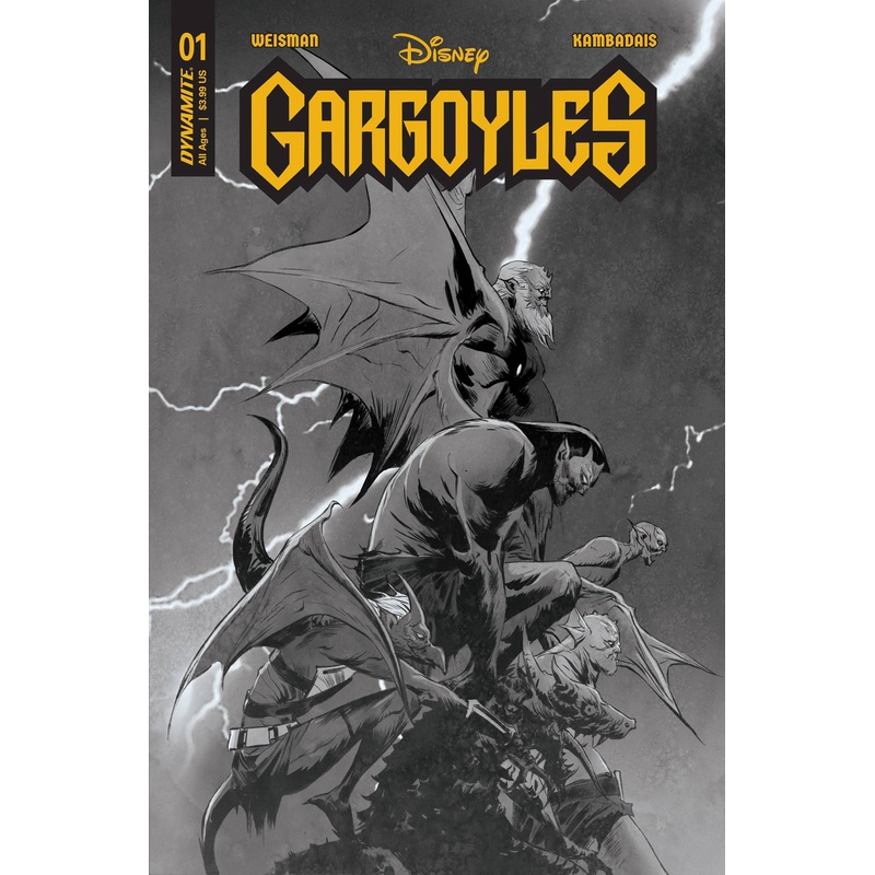 GARGOYLES #1 CVR ZE 1:10 FOC INCV LEE B&W