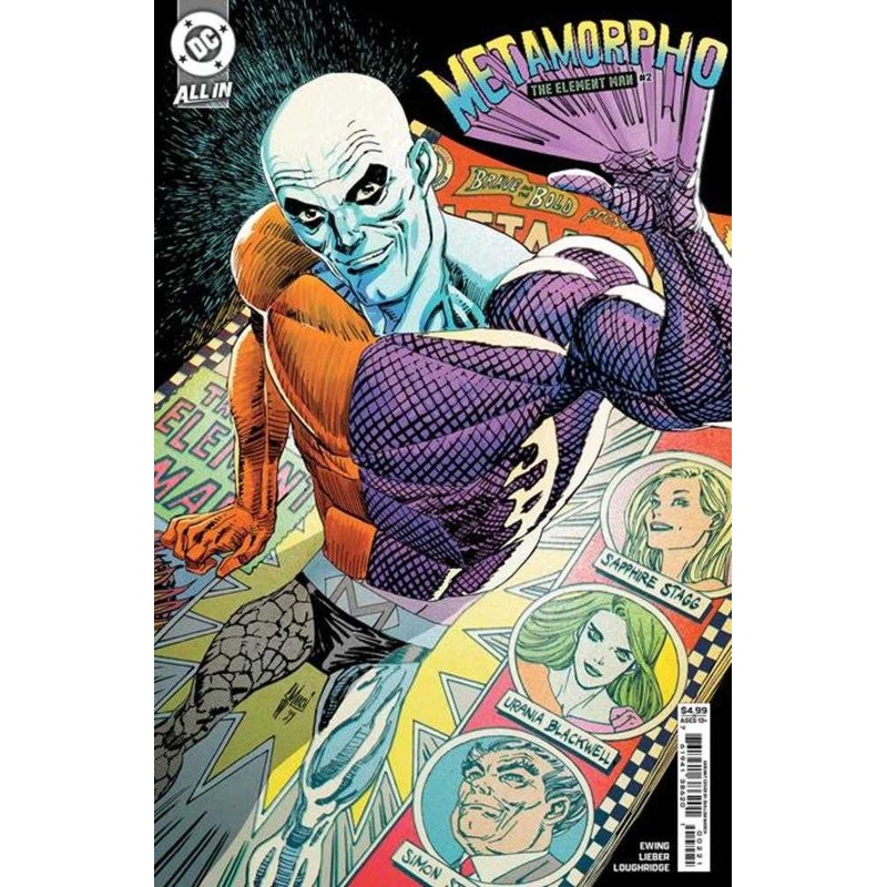 Metamorpho The Element Man #2 Cover B Guillem March Card Stock Variant