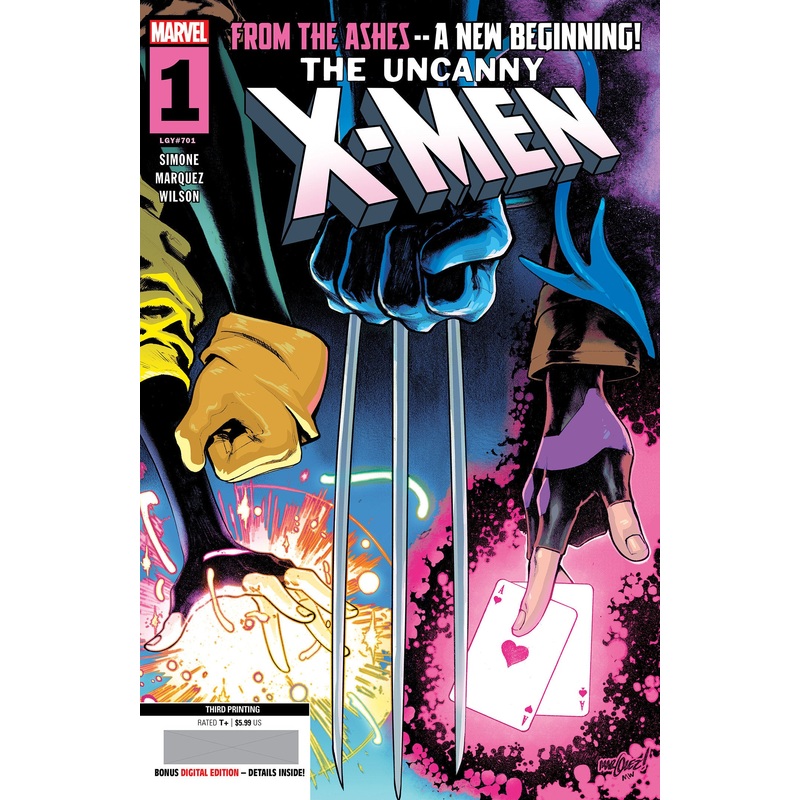 Uncanny X-Men #1 David Marquez 3RD Printing Variant