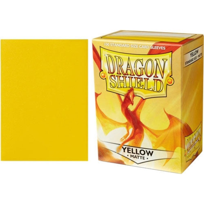 Dragon Shield Sleeves: Matte - Yellow (100)