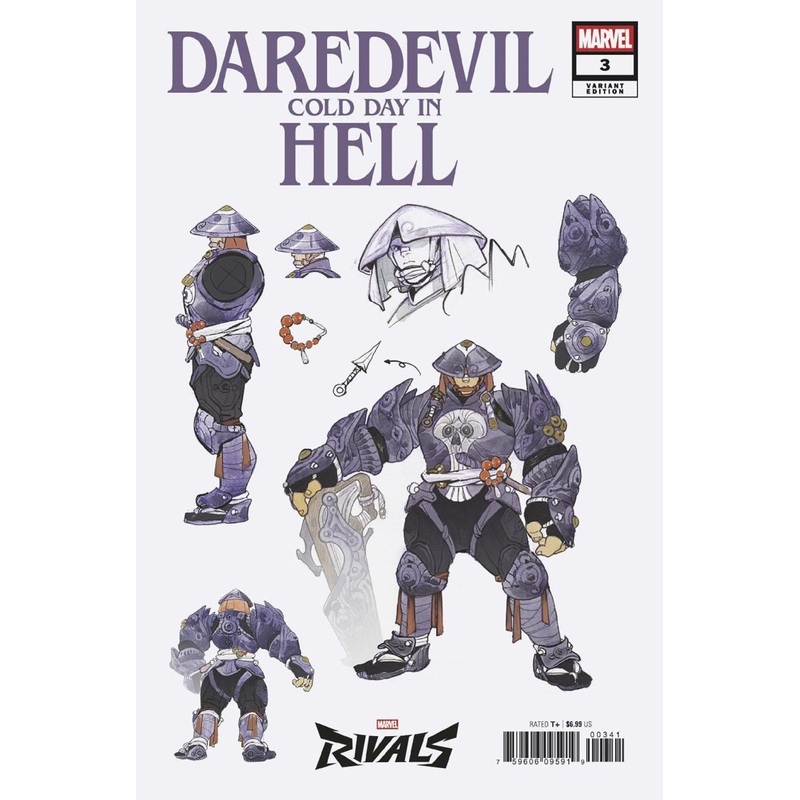 Daredevil: Cold Day In Hell #3 Peach Momoko Marvel Rivals Variant