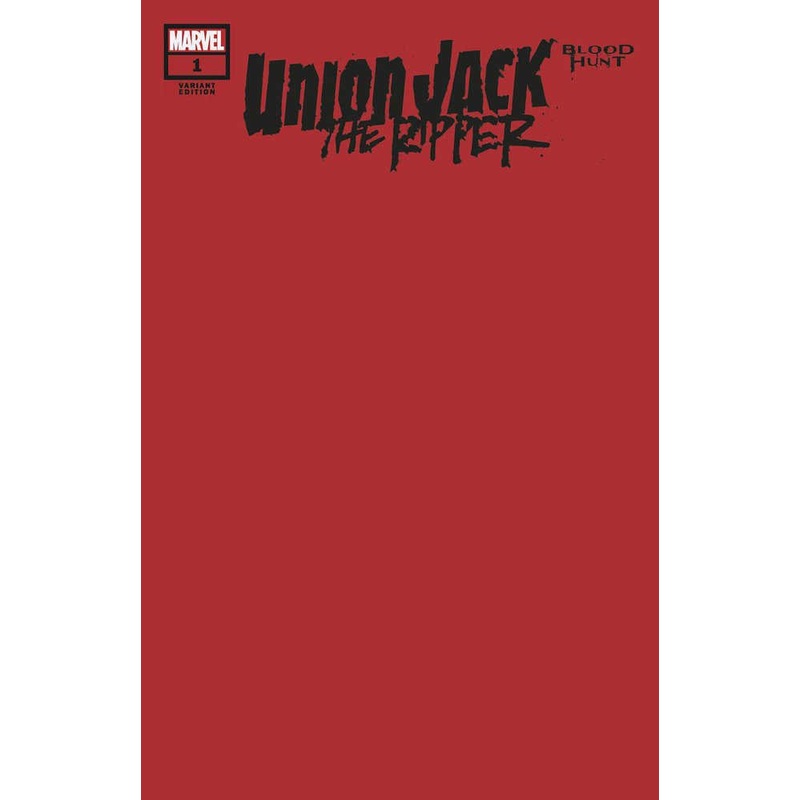 Union Jack The Ripper: Blood Hunt #1 Blood Red Blank Variant [Bh]