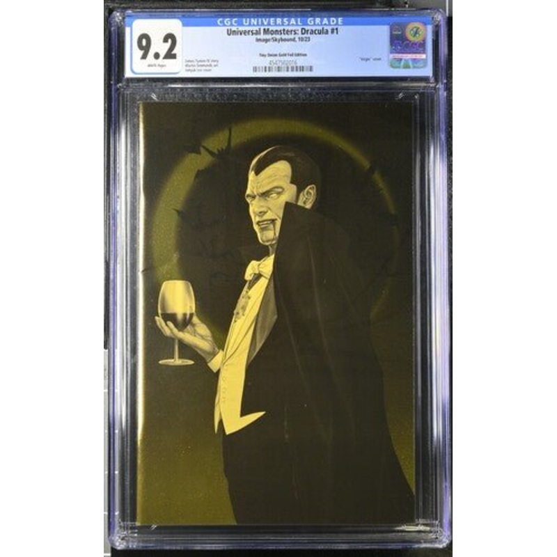 Universal Monsters: Dracula #1 Tiny Onion Gold Foil Edition Virgin CGC 9.2