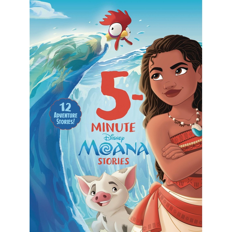 5-Minute Moana Stories (Storybook Collection Hardcover)