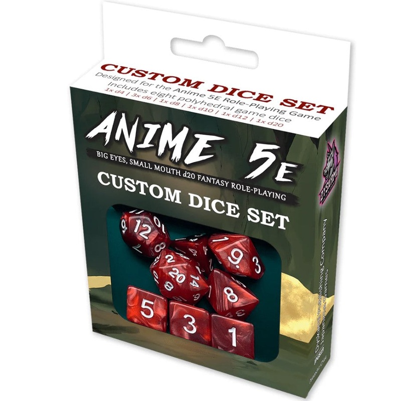 Anime 5e RPG: Dice Set (8)
