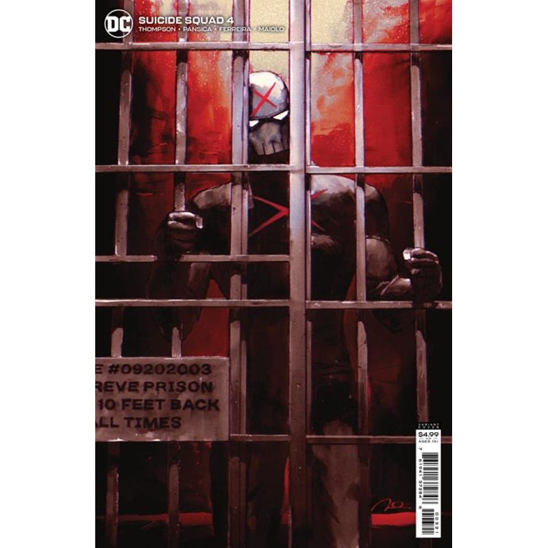 SUICIDE SQUAD #4 CVR B GERALD PAREL CARD STOCK VAR