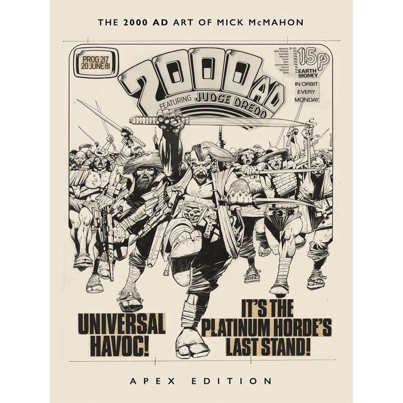 2000 AD Art Of Mick McMahon Apex Edition HC