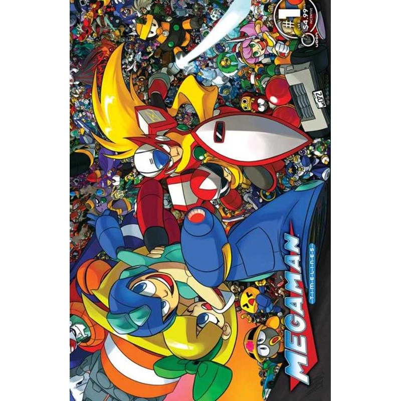 Mega Man Timelines #1 (One Shot) Cover D Inc 1:5 Andrew Dickman Wraparound Variant