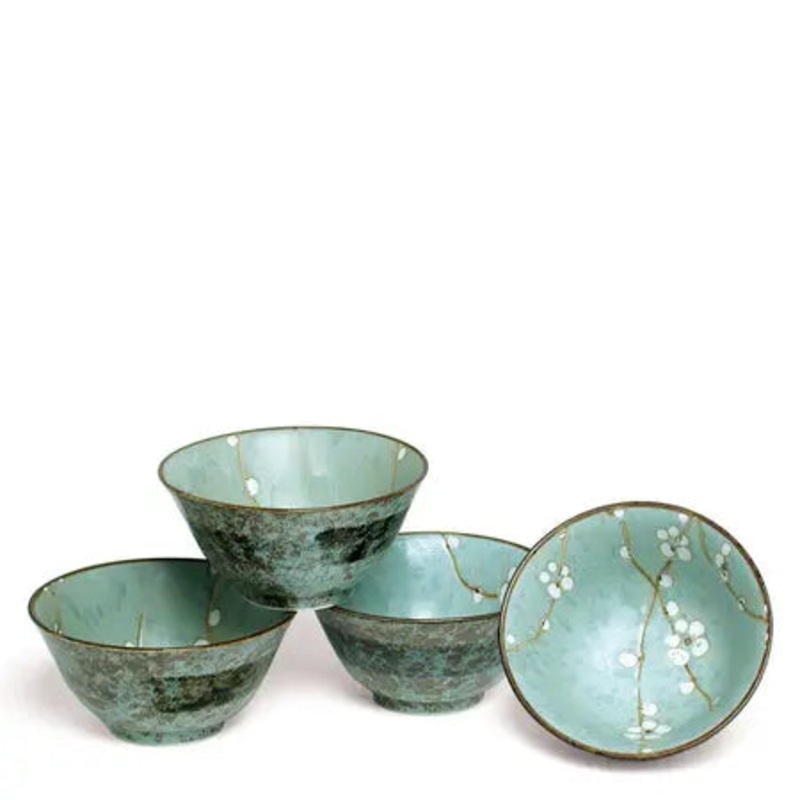 Spring Blossoms 5.25" Flared Bowl Set