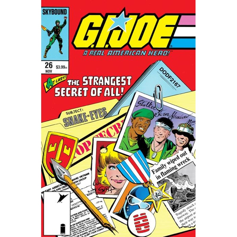 GI JOE A REAL AMERICAN HERO #26 HAMA FILES EDITION CVR A MIKE ZECK & BOB WIACEK (26 Nov Release) This only, one comic book.