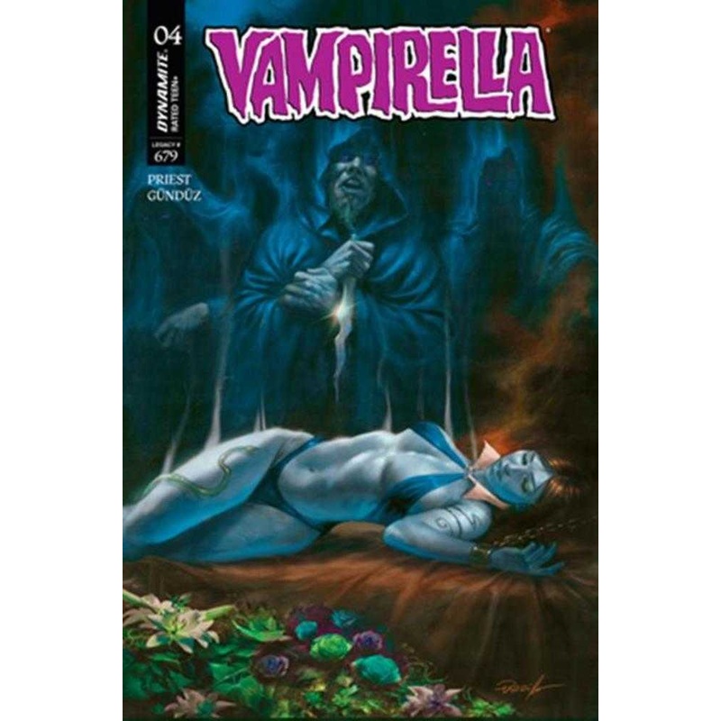 Vampirella (2025) #4 Cover O Lucio Parrillo Ultraviolet Foc Bonus Variant
