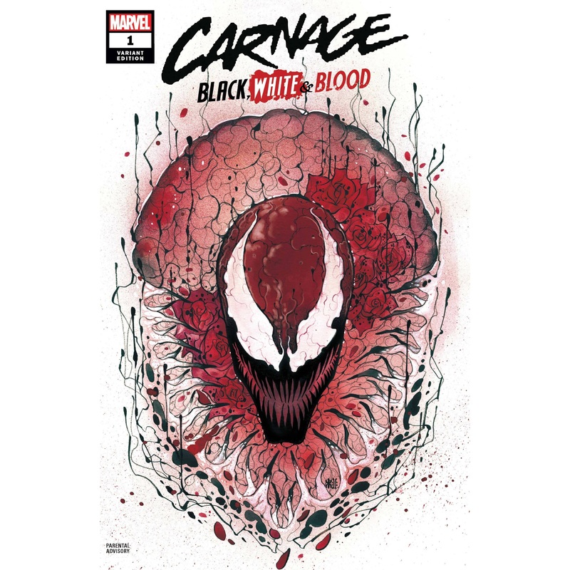 CARNAGE BLACK WHITE AND BLOOD #1 (OF 4) MOMOKO VAR 1:25 INCV