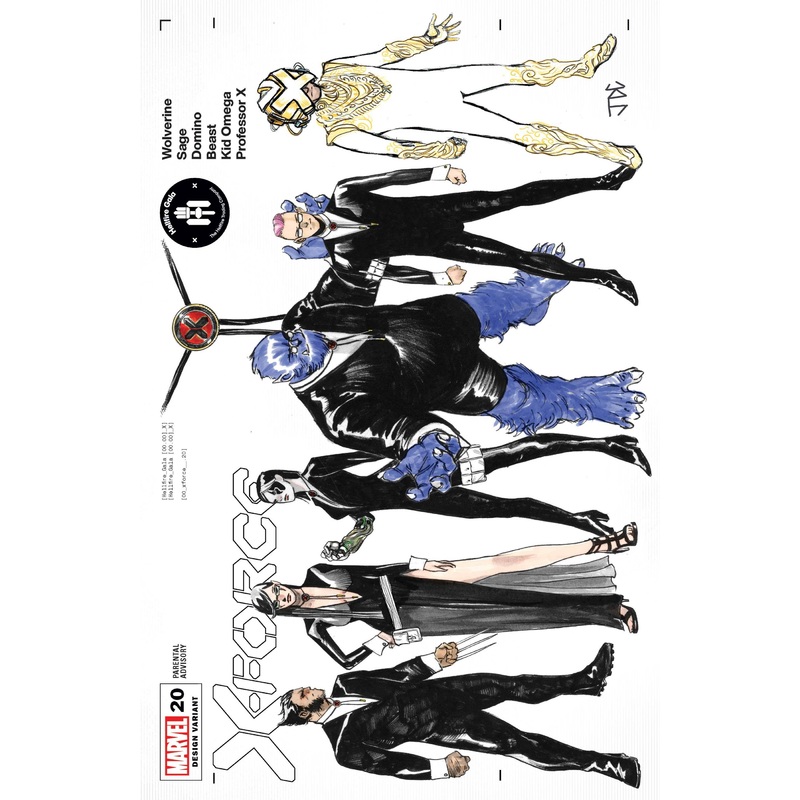 X-FORCE (2020) #20 CASSARA CHARACTER DESIGN VAR GALA