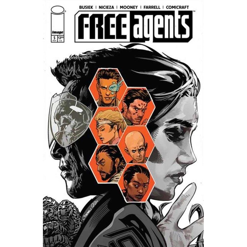 Free Agents #5 Cover A Mooney