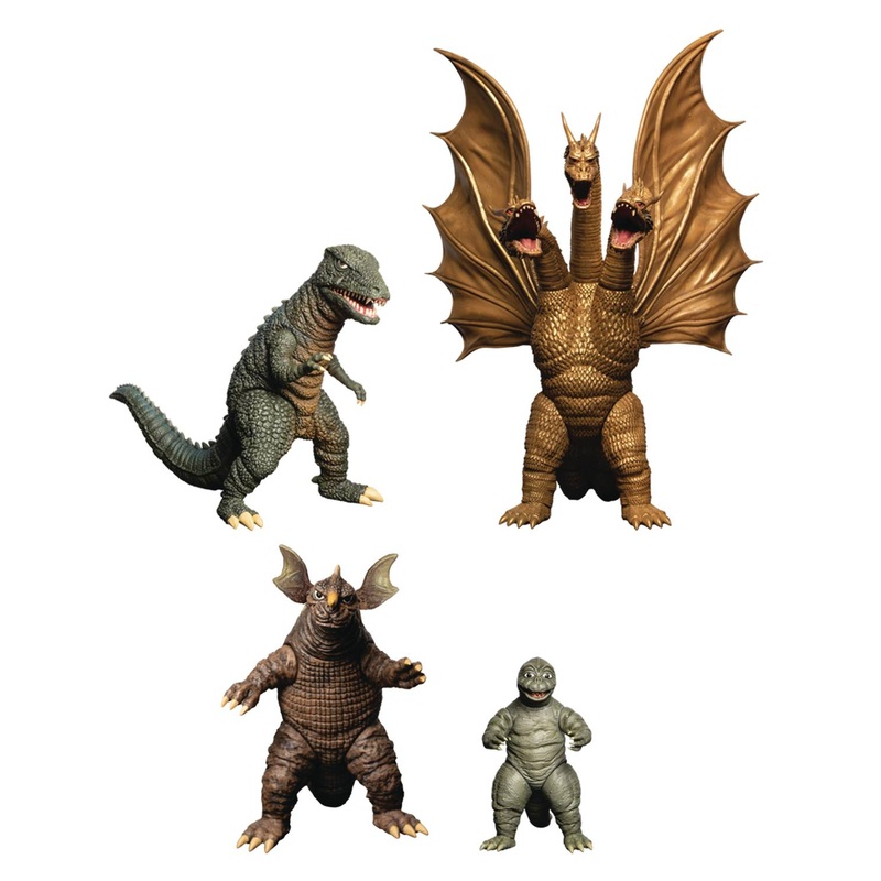 5 POINTS XL GODZILLA DESTROY ALL MONSTERS RD2 BOX SET