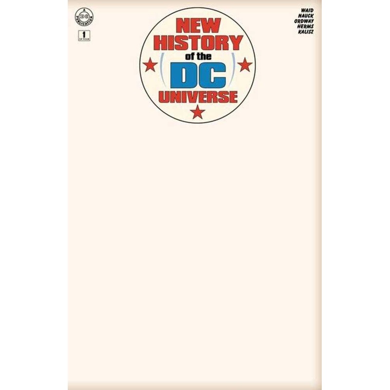 New History Of The DC Universe #1 (Of 4) Cover G Blank Card Stock Variant
