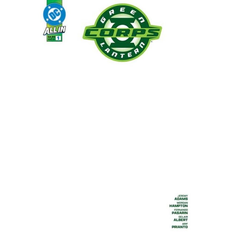 Green Lantern Corps #1 Cover E Blank Card Stock Variant *one copy per customer*