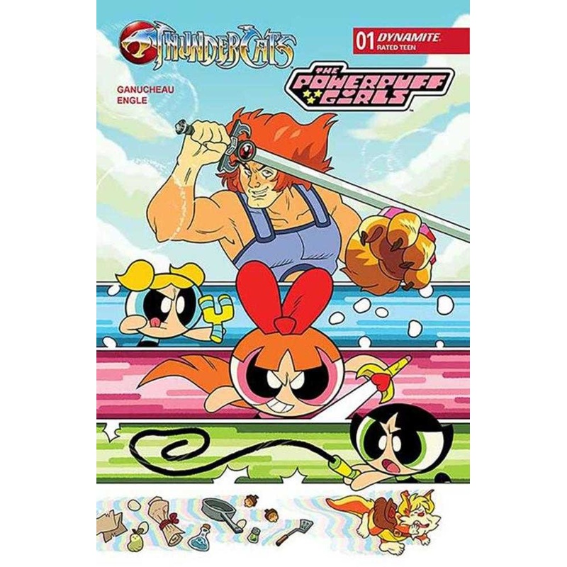 Thundercats Powerpuff Girls #1 Cover B Coleman Engle Variant