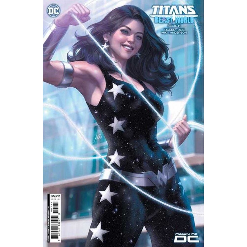 Titans Beast World #1 (Of 6) Cover D Stanley Artgerm Lau Card Stock Variant