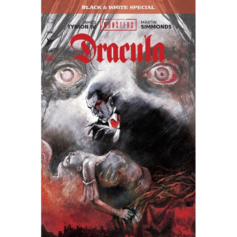 UNIVERSAL MONSTERS DRACULA BLACK & WHITE SPECIAL #2 (OF 2) CVR A MARTIN SIMMONDS (26 Nov Release)