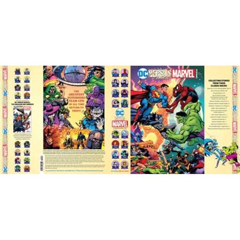 DC Versus Marvel Omnibus Hardcover George Perez Cover