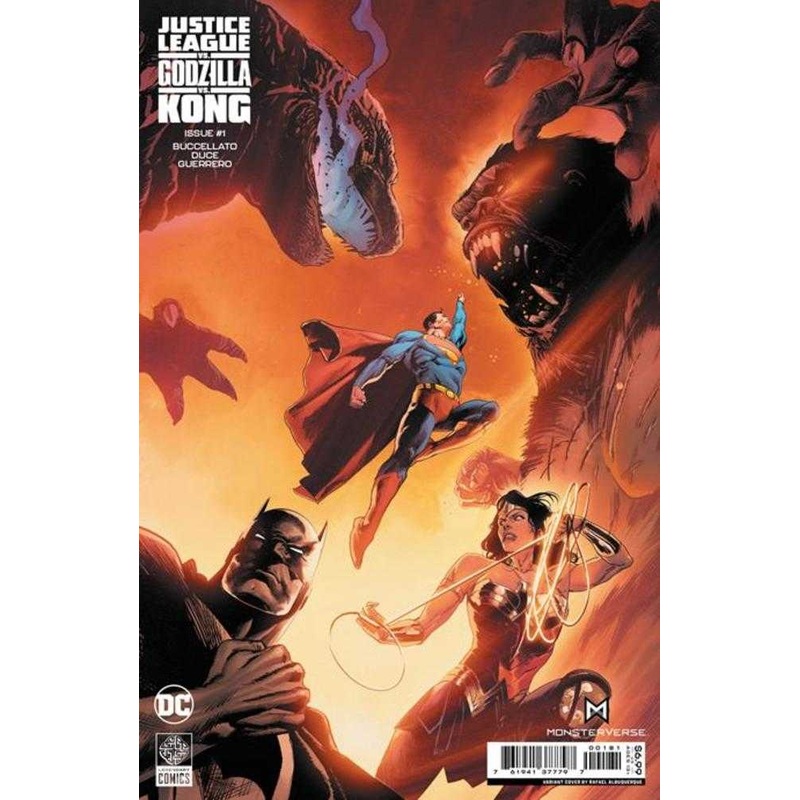 Justice League vs Godzilla vs Kong #1 (Of 7) Cover E Rafael Albuquerque Foil Variant