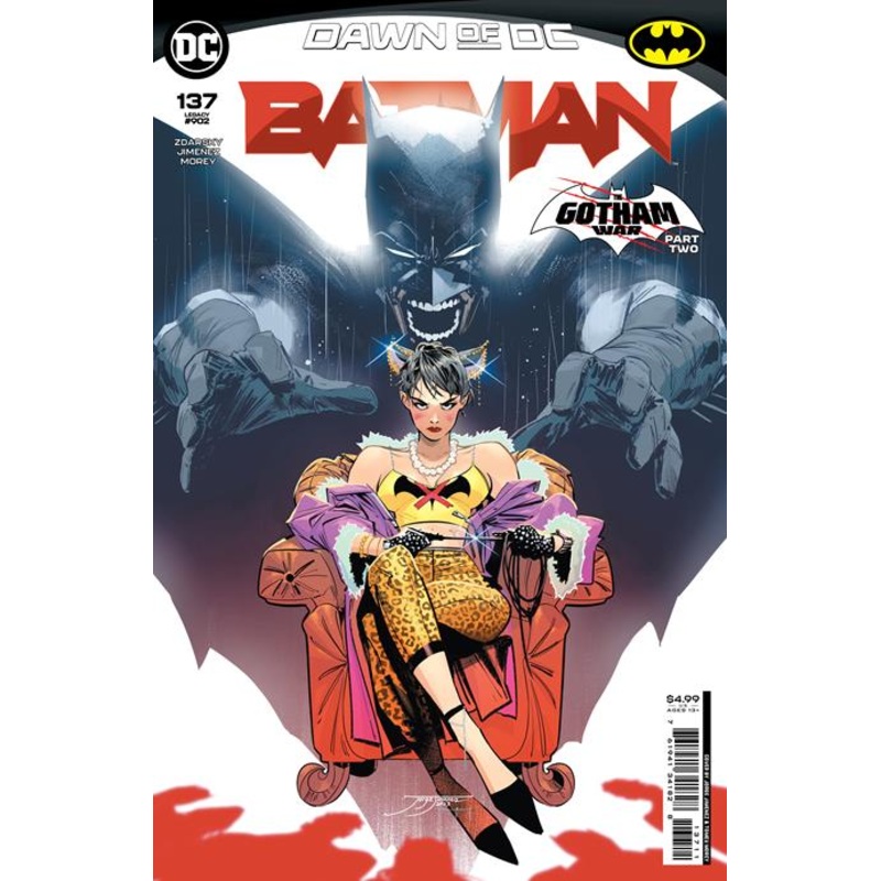 BATMAN (2016) #137 CVR A JORGE JIMENEZ (BATMAN CATWOMAN THE GOTHAM WAR) This only, one comic book.