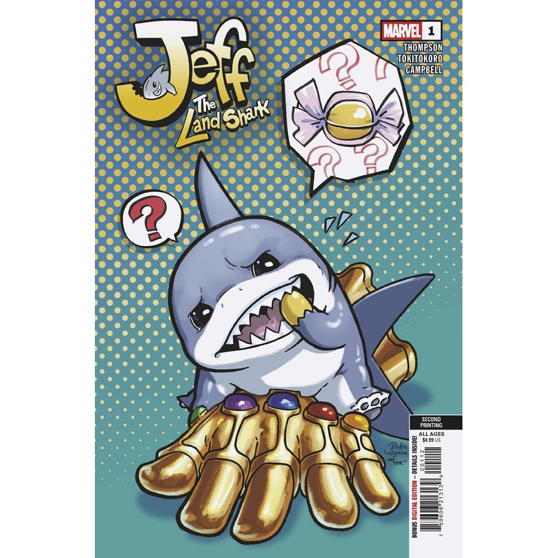 Jeff The Land Shark #1 Rickie Yagawa 2nd Print Variant
