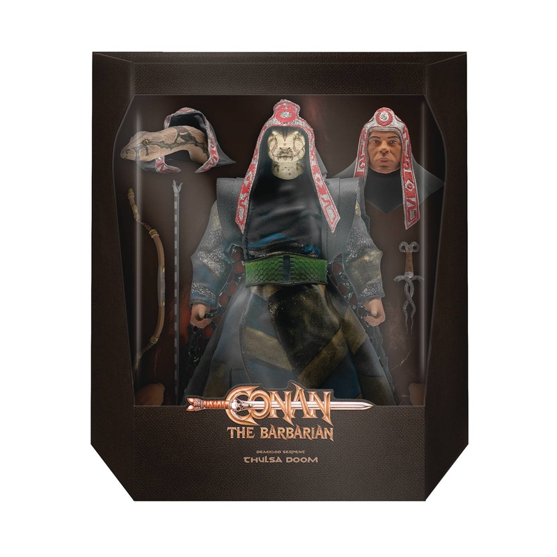 CONAN THE BARBARIAN ULTIMATES SNAKE PRIEST THULSA DOOM ACTION FIGURE