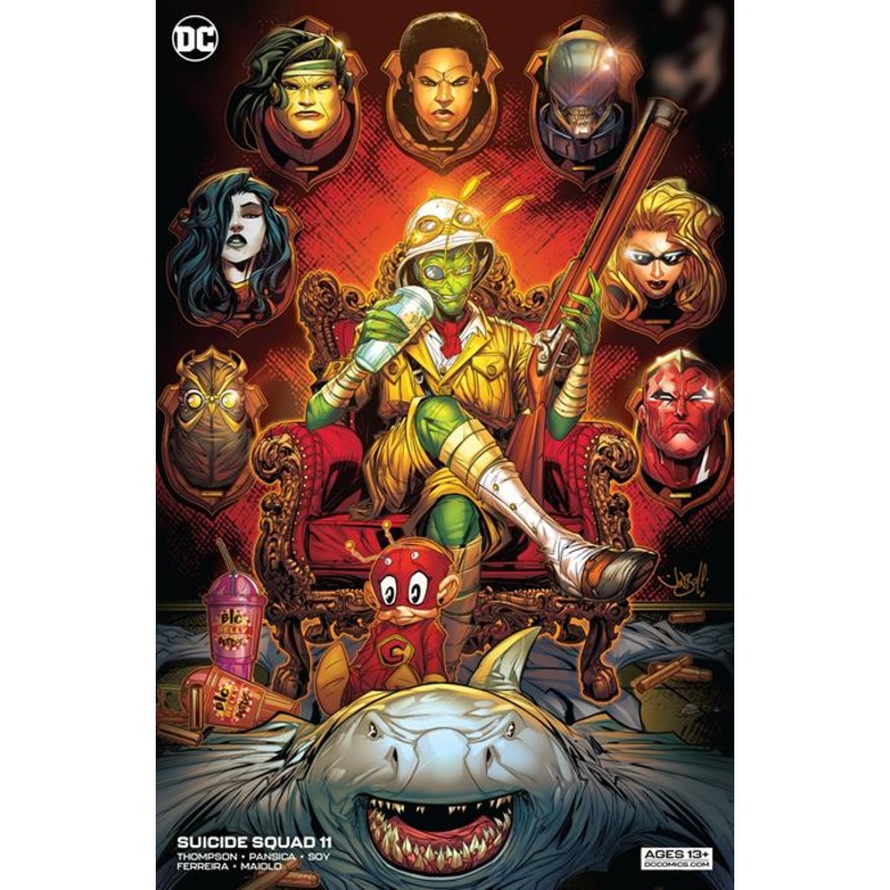SUICIDE SQUAD #11 CVR B KEVIN MAGUIRE CARD STOCK VAR