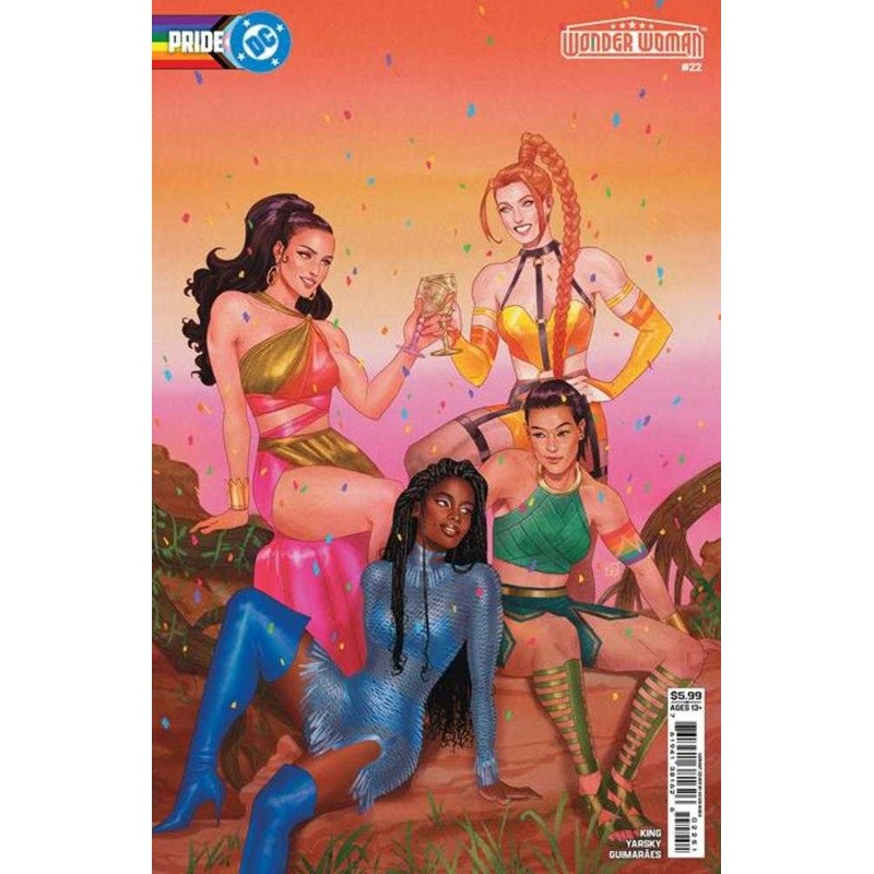 Wonder Woman #22 Cover D Kevin Wada DC Pride Card Stock Variant