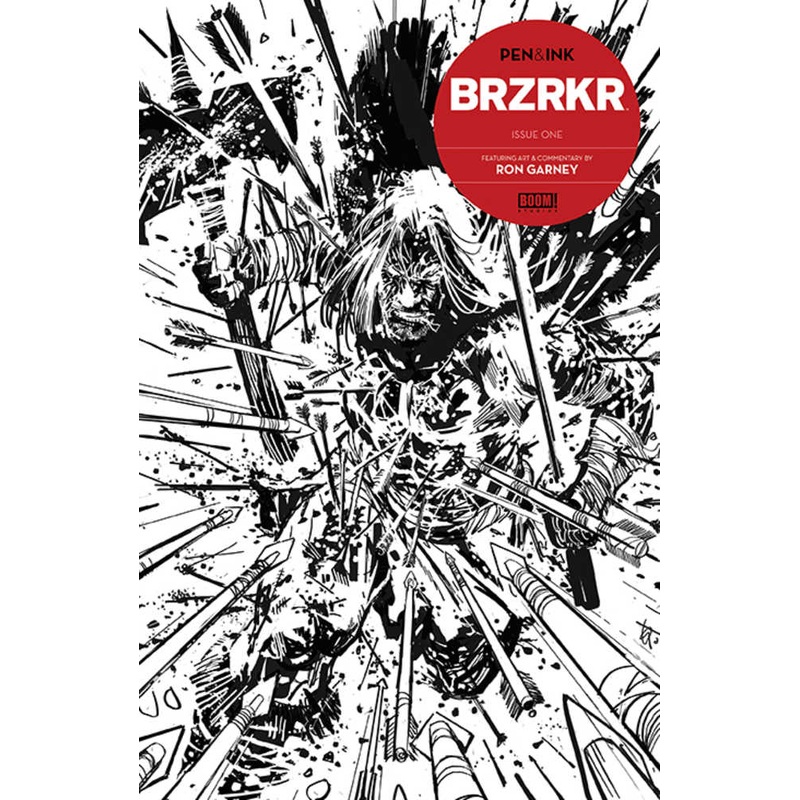 BRZRKR Pen & Ink #1 Cover A Garney (Mature)