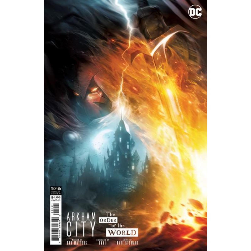ARKHAM CITY THE ORDER OF THE WORLD #1 (OF 6) CVR B FRANCESCO MATTINA CARD STOCK VAR