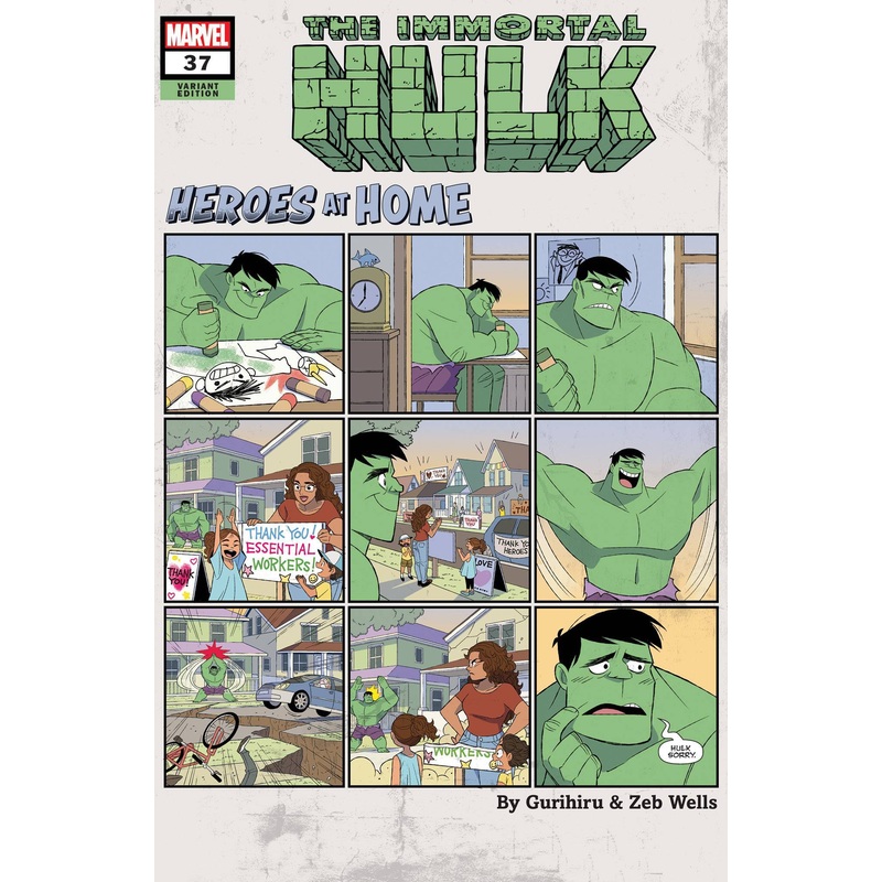 IMMORTAL HULK #37 GURIHIRU HEROES AT HOME VAR