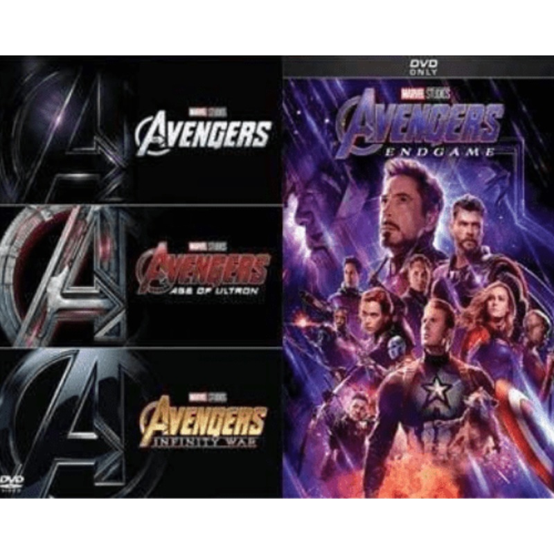 Marvel's Avengers 1-4 DVD Movies