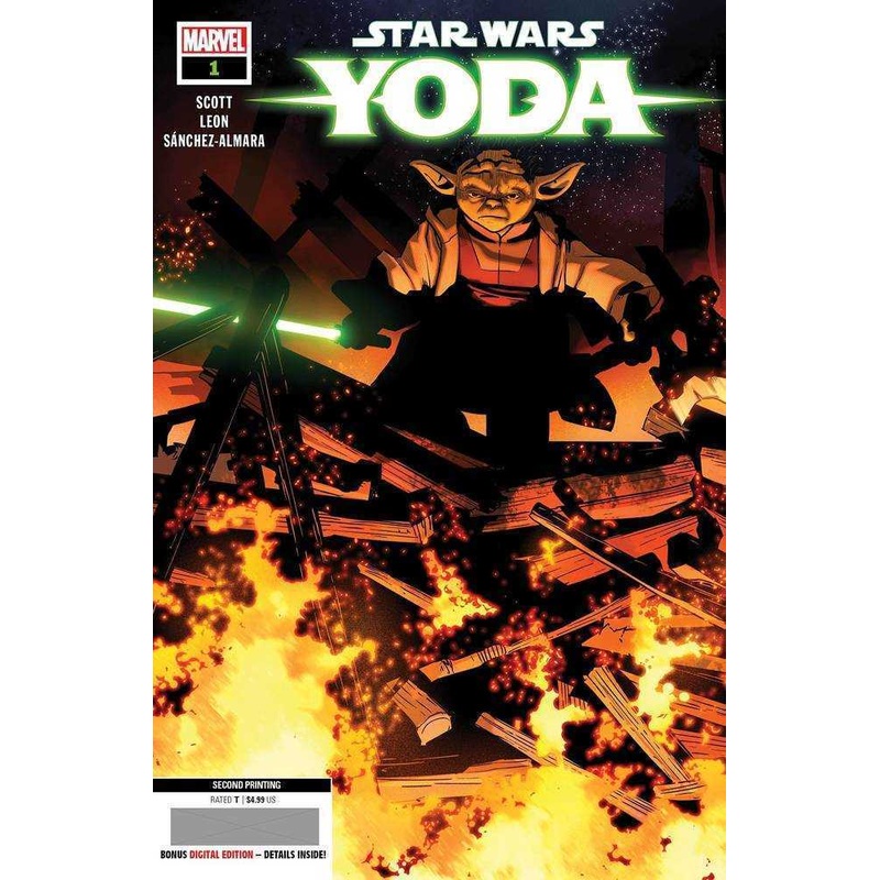 Star Wars Yoda #1 2nd Print Leon Variant