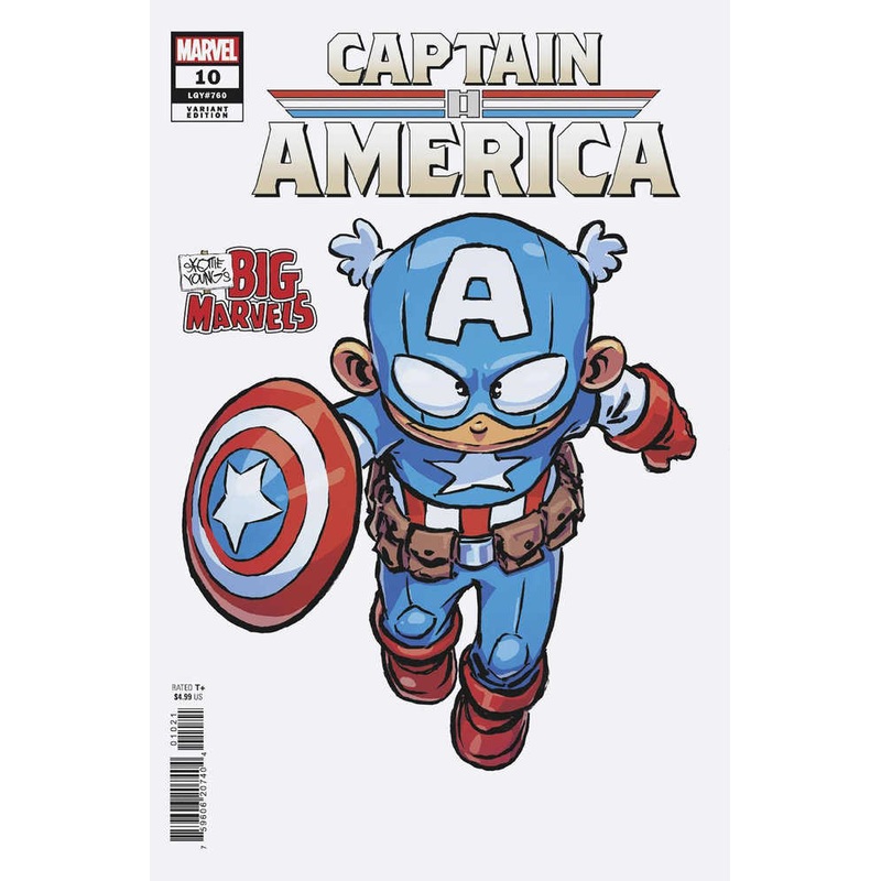 Captain America #10 Skottie Young'S Big Marvel Variant